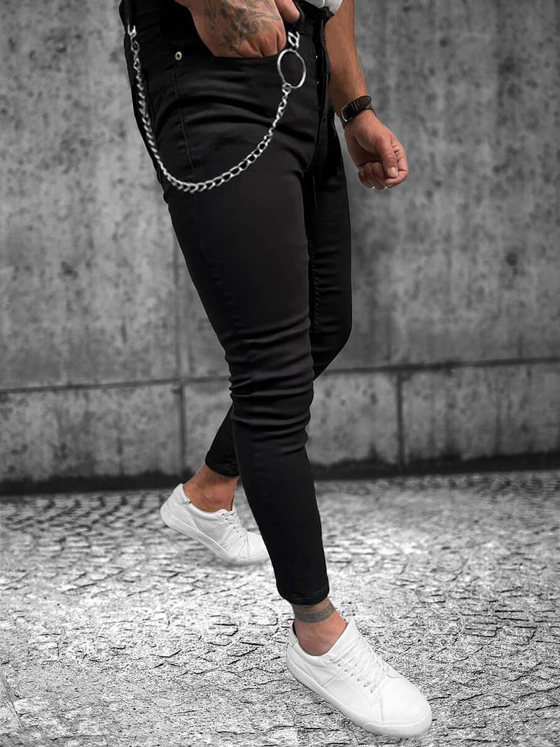 Чоловічі джинси Чорнi OZONEE O/241SP