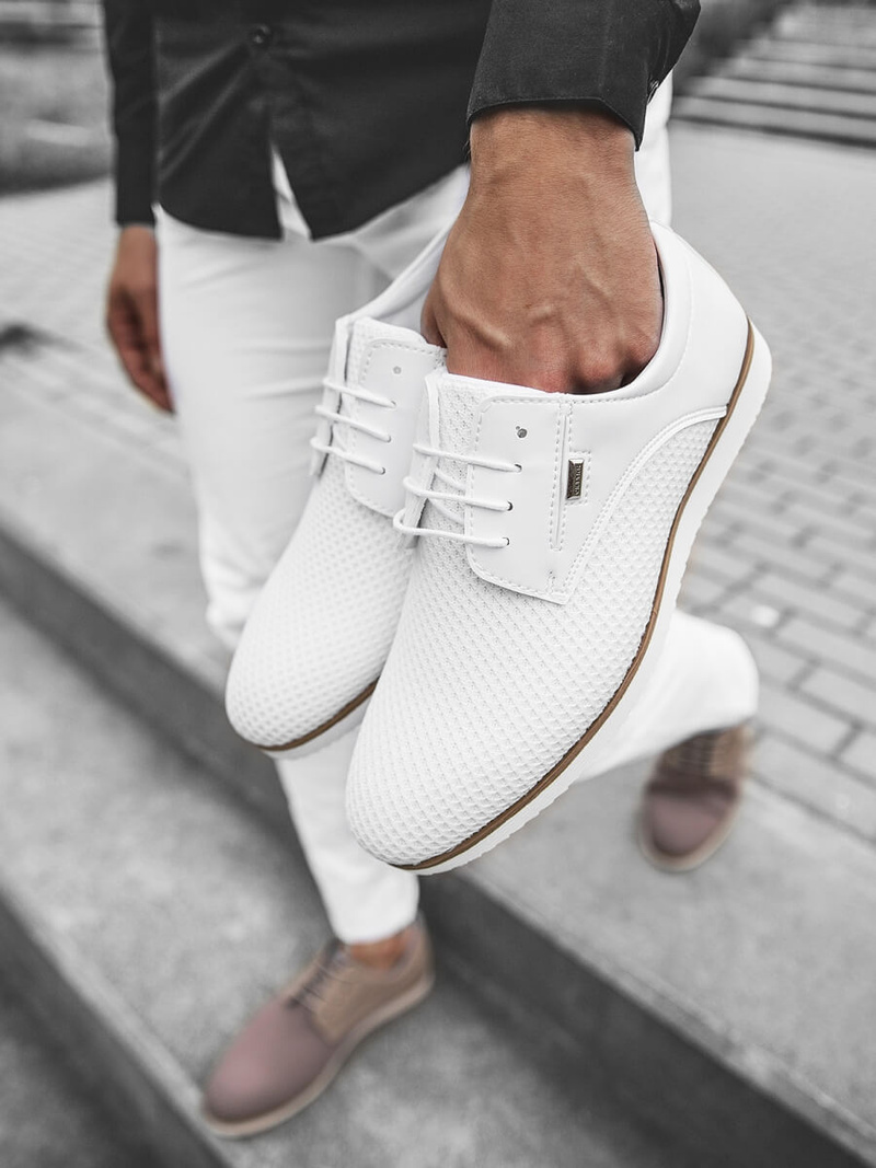 Buty męskie białe t/682