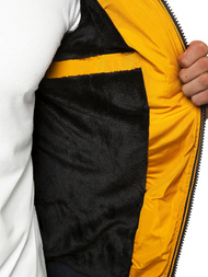 Kurtka zimowa męska pikowana granatowa OZONEE N/6902/2