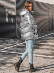 Куртка жіноча срібляста OZONEE JS/M23065/4