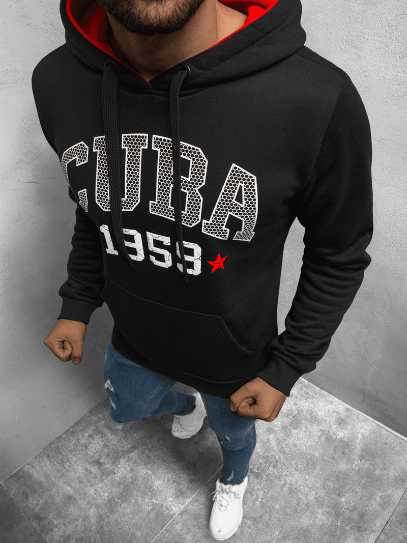 Толстовка чоловіча Чорна OZONEE JS/Y10023