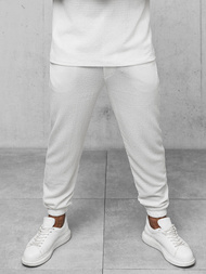 Spodnie dresowe męskie białe OZONEE O/K960SP