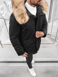 Куртка зимова чоловіча Чорна OZONEE JD/355Z