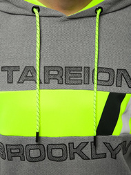 Bluza z kapturem męska szara OZONEE JS/DD20131Z