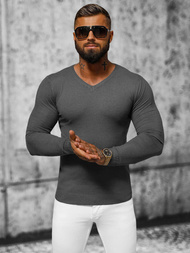 Sweter męski grafitowy OZONEE NB/MMB601/3Z