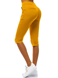 Legginsy krótkie damskie camelowe OZONEE JS/1027/A10