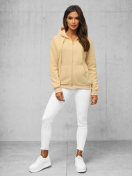 Жіноча Толстовка Яскраво-Бежева OZONEE JS/W03/159Z