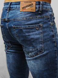 Spodnie jeansowe męskie niebieskie OZONEE DR/TF100Z