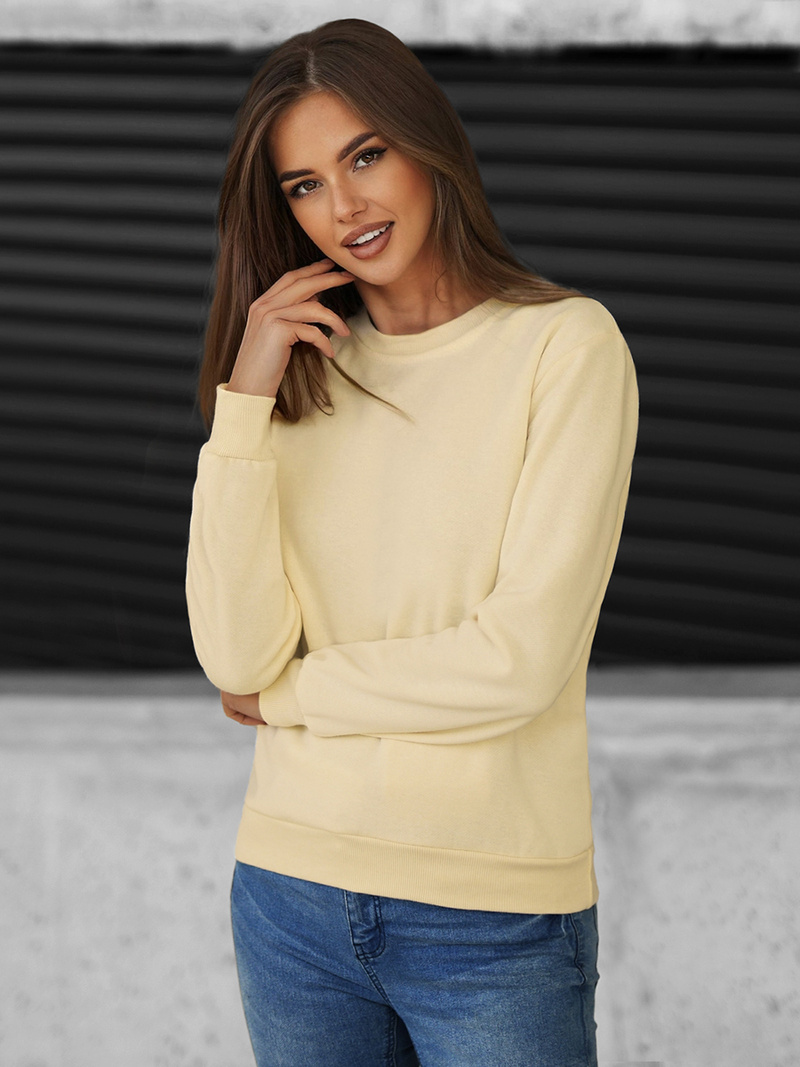 Жіноча Толстовка Кремова OZONEE JS/W01/67Z