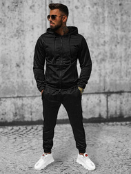 Komplet dresowy męski czarny OZONEE O/3A162