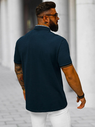 Футболка Поло Чоловіча Tемно-Cиня OZONEE O/DA799