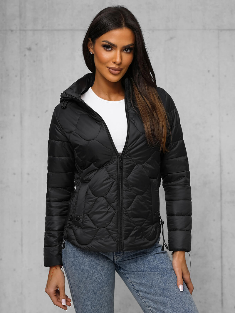 Куртка жіноча Чорна OZONEE JS/16M9239/392