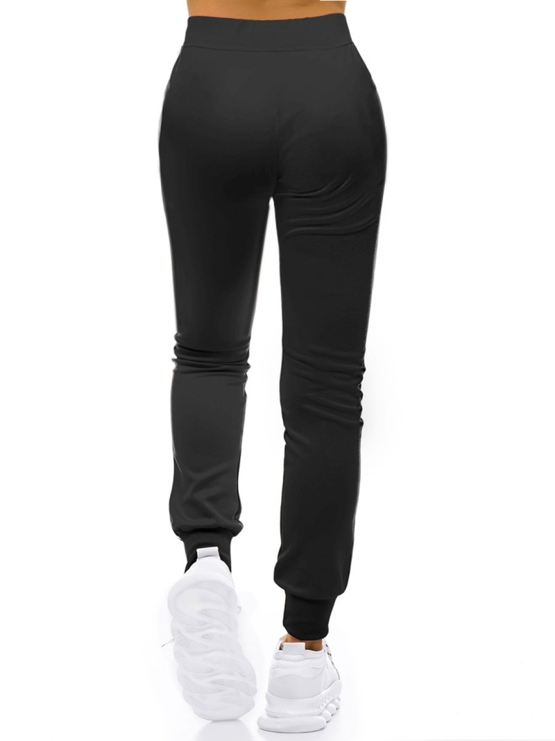 Spodnie dresowe damskie czarne OZONEE JS/JK88113/3