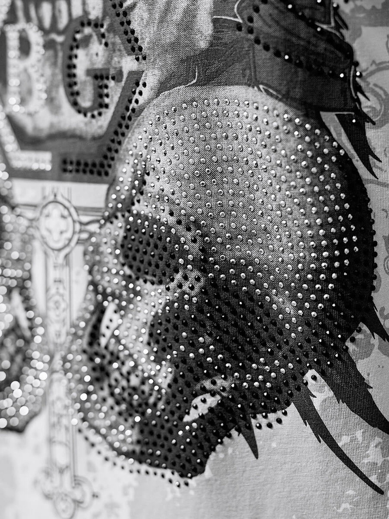 T-shirt męski slim fit biały OZONEE NB/MT3020