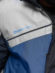 Kurtka przejściowa męska niebiesko-granatowa OZONEE JS/M35/117