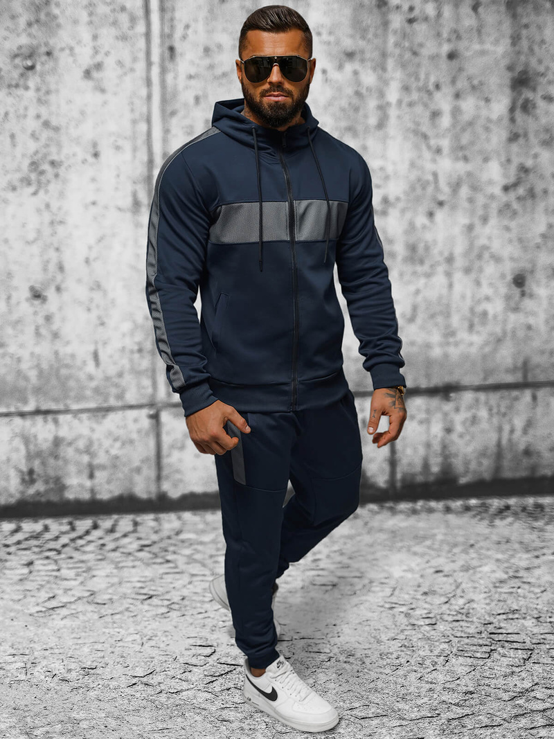 Чоловічий спортивний комплект tемно-cиня OZONEE JS/8C8115/25