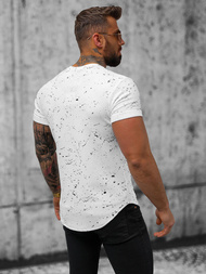 T-shirt męski biały OZONEE O/P1289