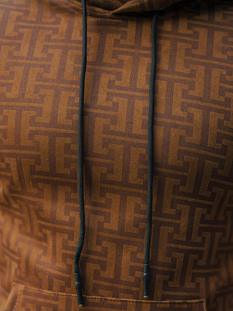 Komplet dresowy męski brązowy OZONEE O/D7263/9102