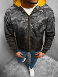 Kurtka przejściowa męska dwustronna moro-szara OZONEE N/7200