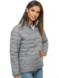 Kurtka przejściowa damska szara OZONEE JS/M23037/92