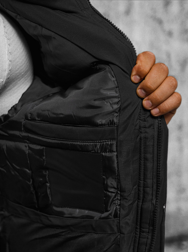 Куртка Чоловіча Чорна OZONEE JS/5M3120/392