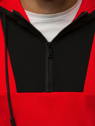 Толстовка чоловіча Червона OZONEE JS/KS2161