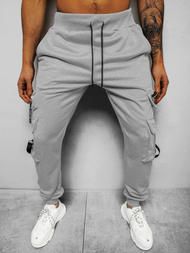 Spodnie dresowe męskie szare OZONEE O/HS7050