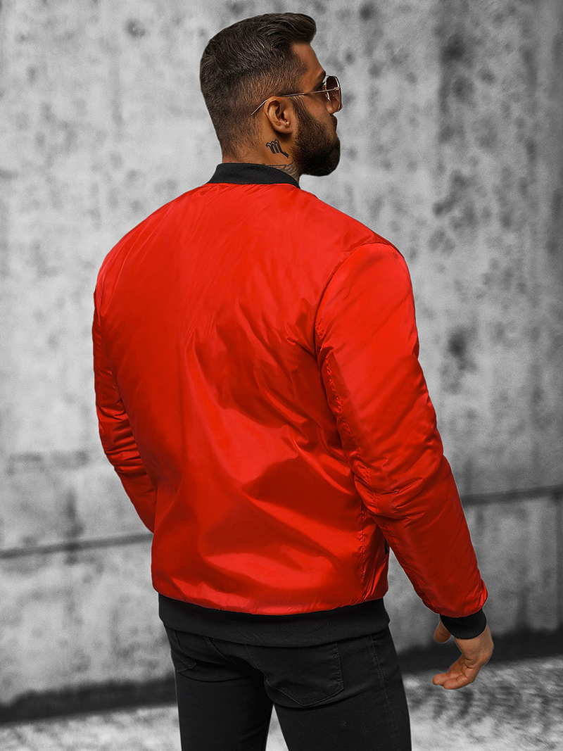 Куртка чоловіча червона OZONEE JS/AK95Z