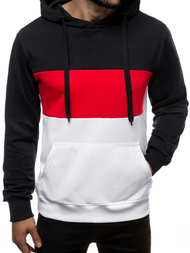 Bluza z kapturem męska biała OZONEE JS/JZ11059