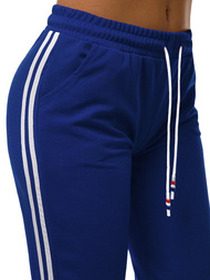 Spodnie dresowe damskie niebieskie OZONEE JS/1020/A9