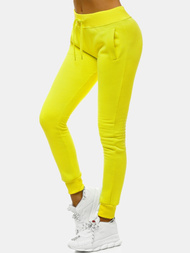 Спортивні штани жіночі Жовті-неон OZONEE JS/CK01/33