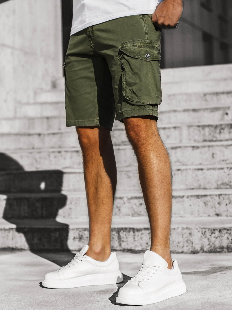 Шорти джинові чоловічі Зеленi OZONEE JS/HH5011