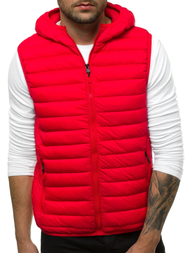 Безрукавка чоловіча Червона OZONEE JS/LY36