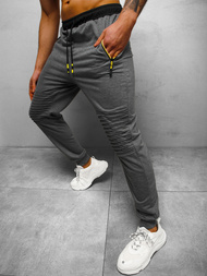 Spodnie dresowe męskie grafitowe OZONEE JS/68K10328