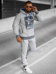 Komplet dresowy męski szary OZONEE JS/8C59/2Z