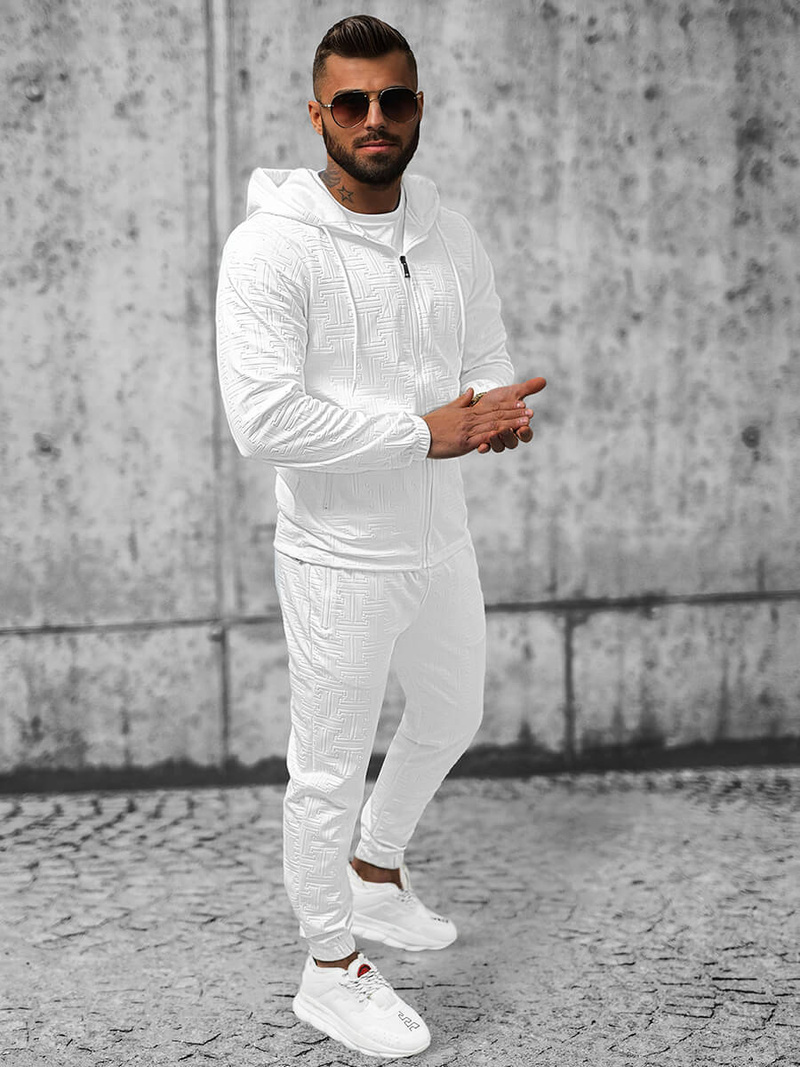 Чоловічий спортивний комплект Бiлий OZONEE O/3A162