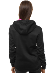 Kurtka damska z kapturem czarna OZONEE JS/KSW4011