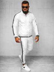 Komplet dresowy męski biały OZONEE O/3C103/1