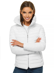 Kurtka przejściowa damska biała OZONEE JS/M23063/9