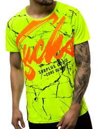 T-Shirt męski zielony OZONEE JS/KS2015