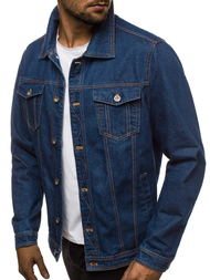 Kurtka męska jeans niebieska OZONEE JB/JP1110