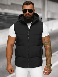 Безрукавка чоловіча чорна OZONEE JS/62M9516/392