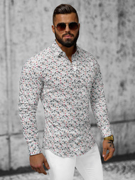 Koszula męska biała OZONEE O/V17