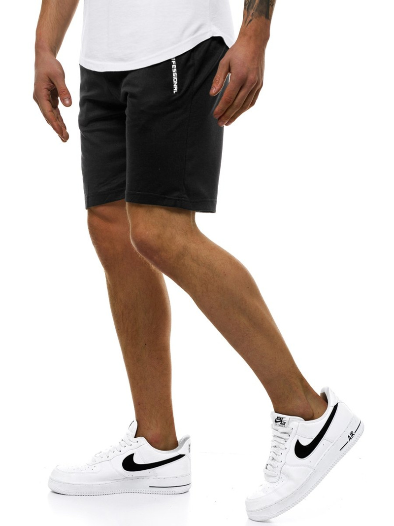 Spodenki męskie czarne OZONEE JS/XW51