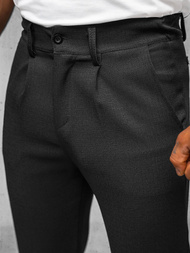 Spodnie męskie chino czarne OZONEE O/K971SP