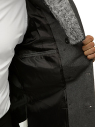 Płaszcz męski grafitowy OZONEE O/5626