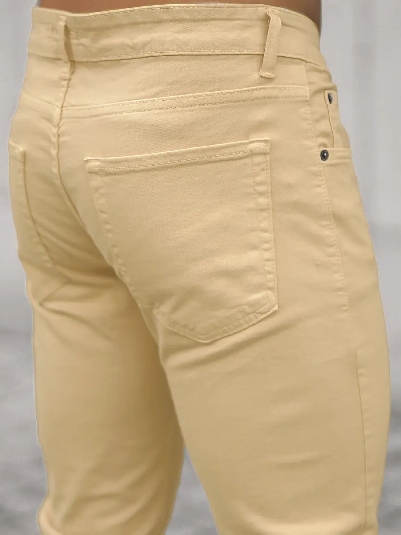 Чоловічі джинси бежеві OZONEE E/5388/02