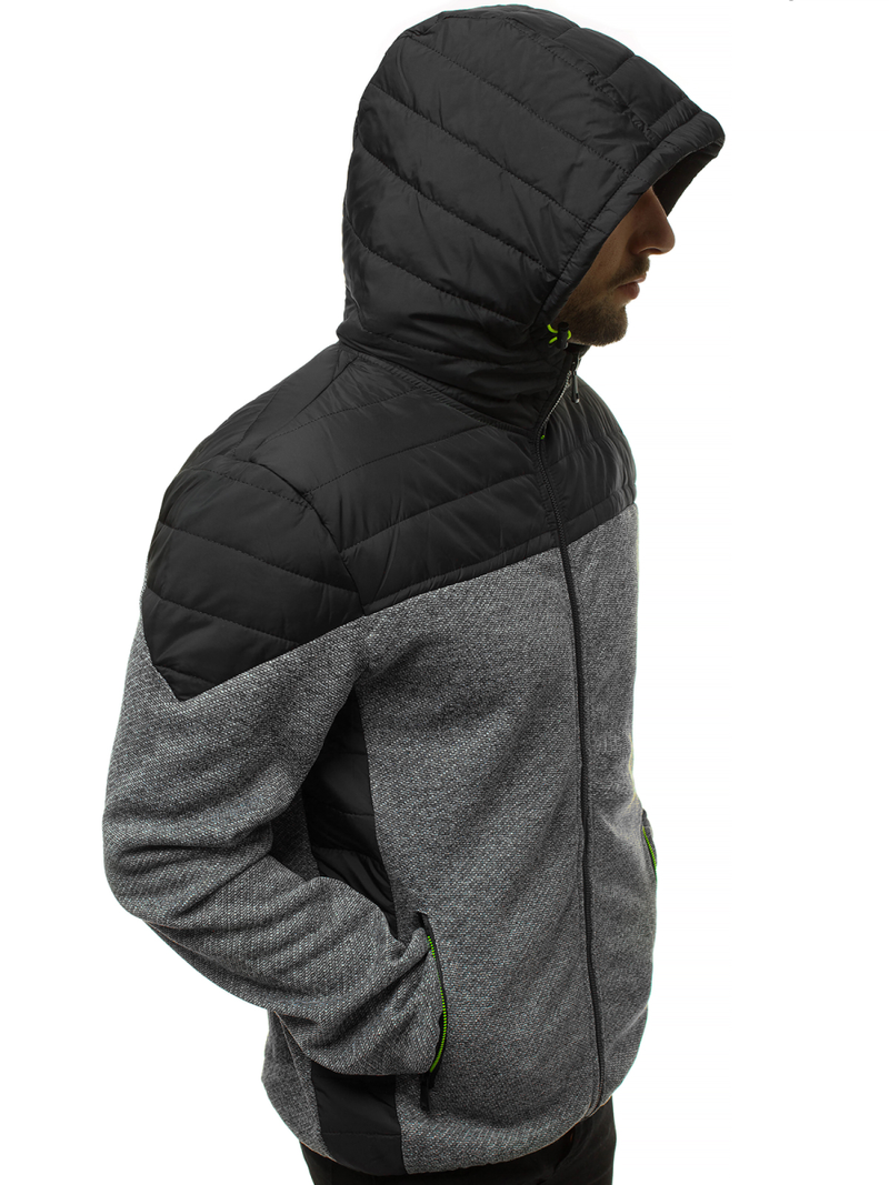 Kurtka męska szara OZONEE JS/KS2158