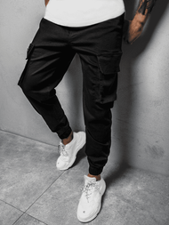  Штани чоловічі джоггери Чорнi OZONEE MACH/51222