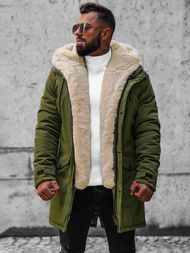 Kurtka zimowa męska zielona OZONEE JS/22M37/136